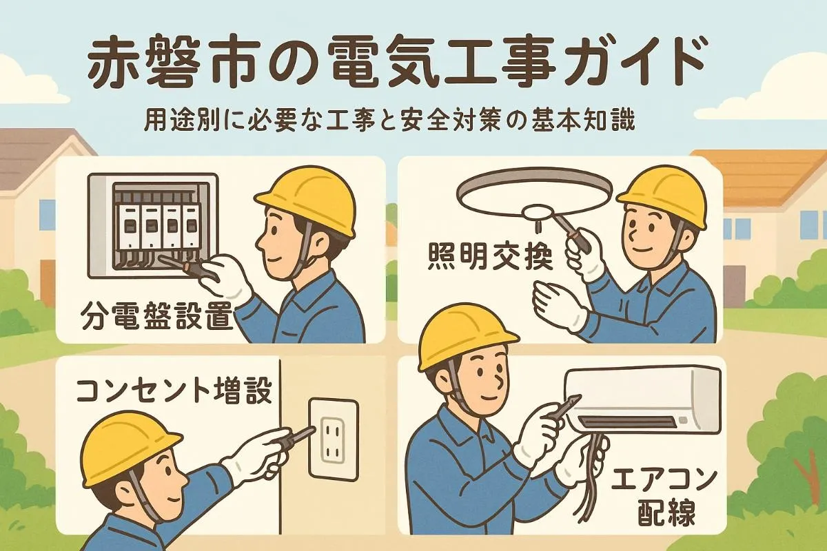 目的別で必要になる電気工事を確認！赤磐市で安心して工事を行うための知識